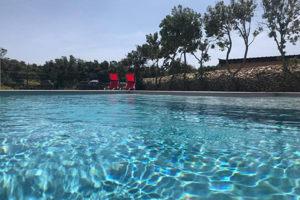BONIFACIO 3mn du Port! Villa piscine chauffée ,clim,wifi Esterno foto